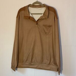 Brown Long Sleeve Pullover